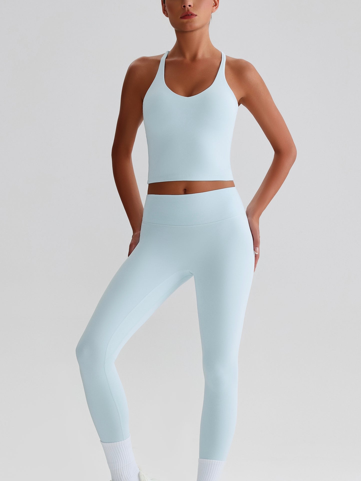 iTOUCH crossover colorful Tank Top & Legging Set