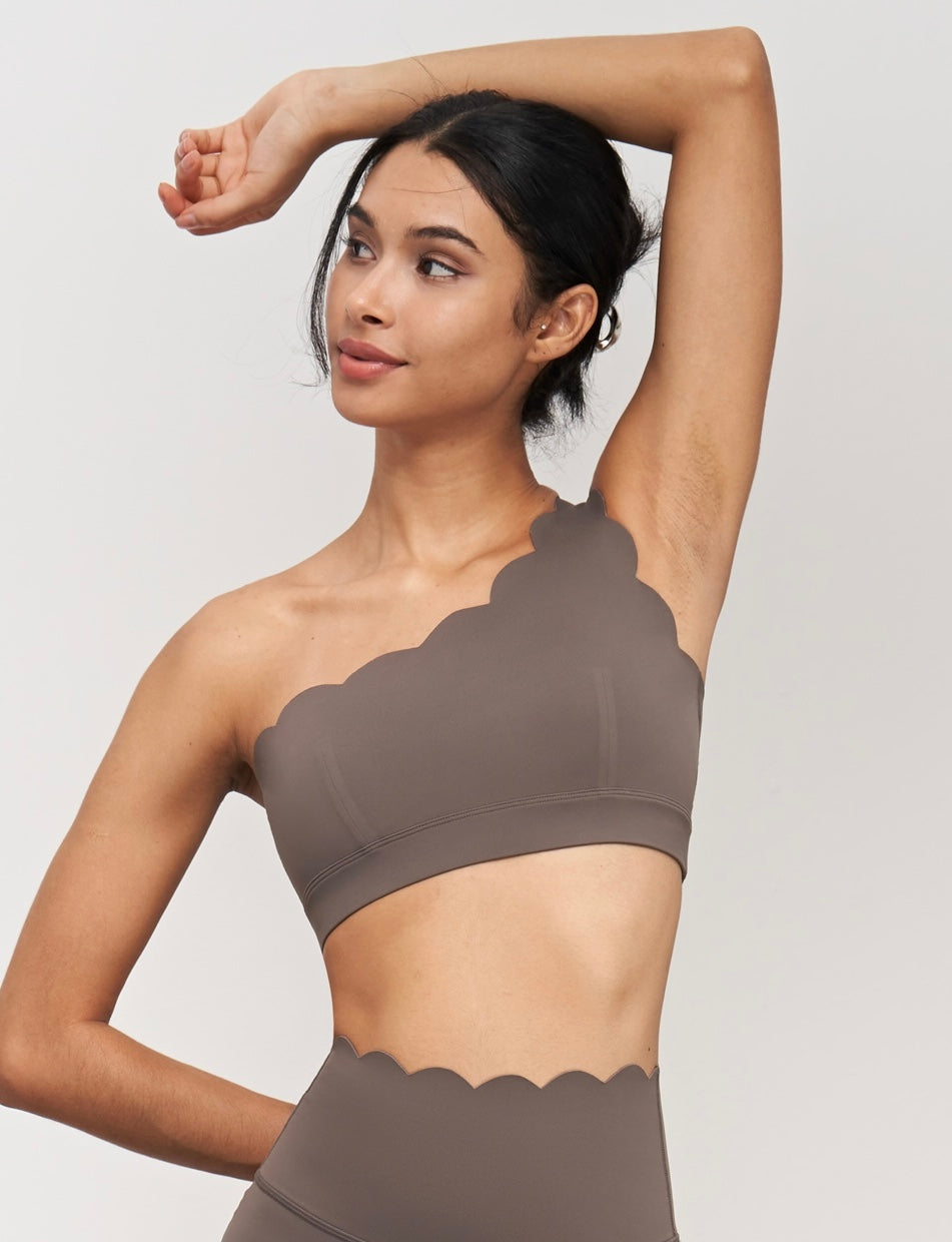 Wavy Yoga Bra & Leggings Set Pickleball Tennis Skirts Soft