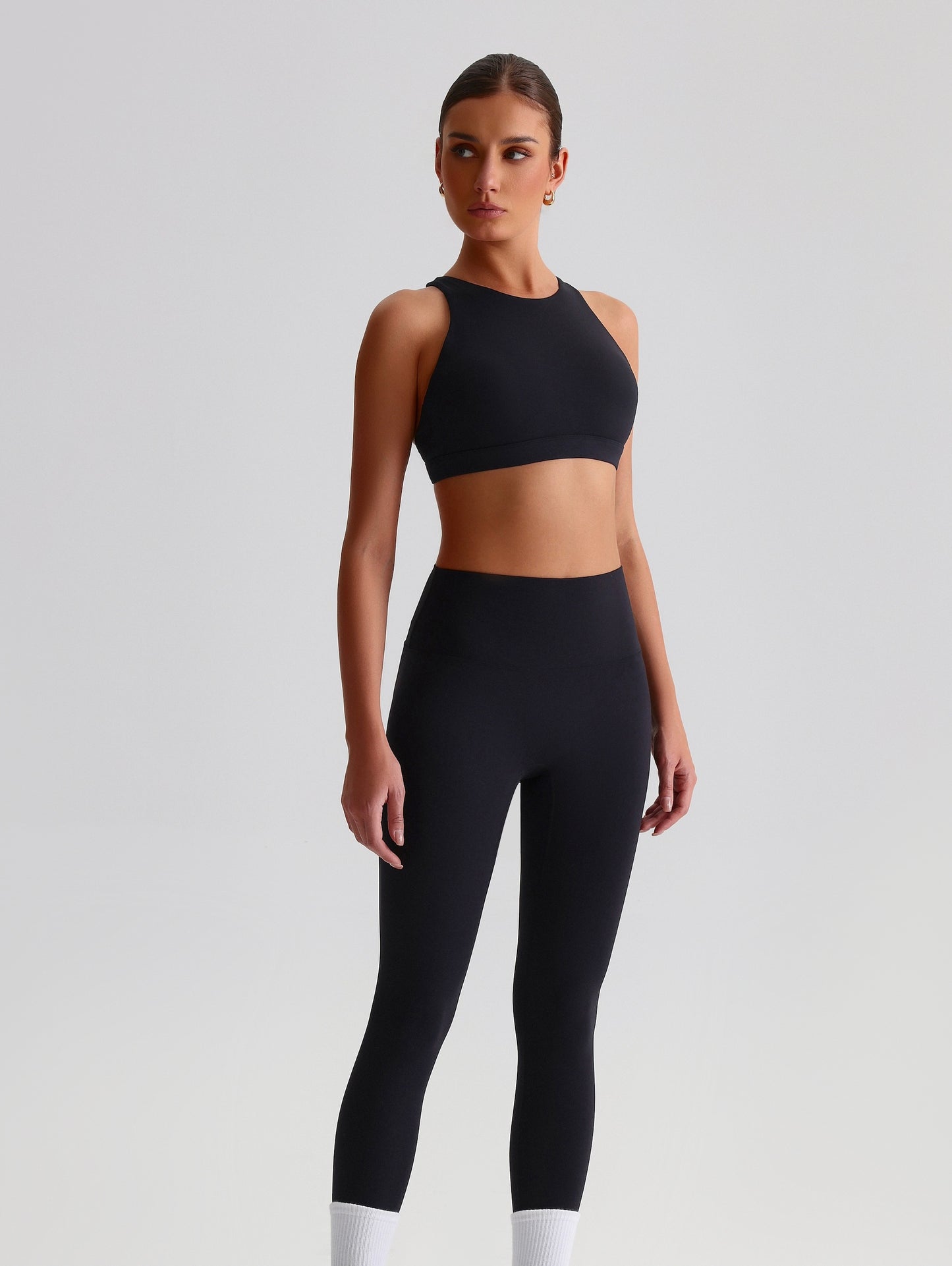 iTOUCH Crossover High-waisted Bra & Legging Set Firming & Shaping-body