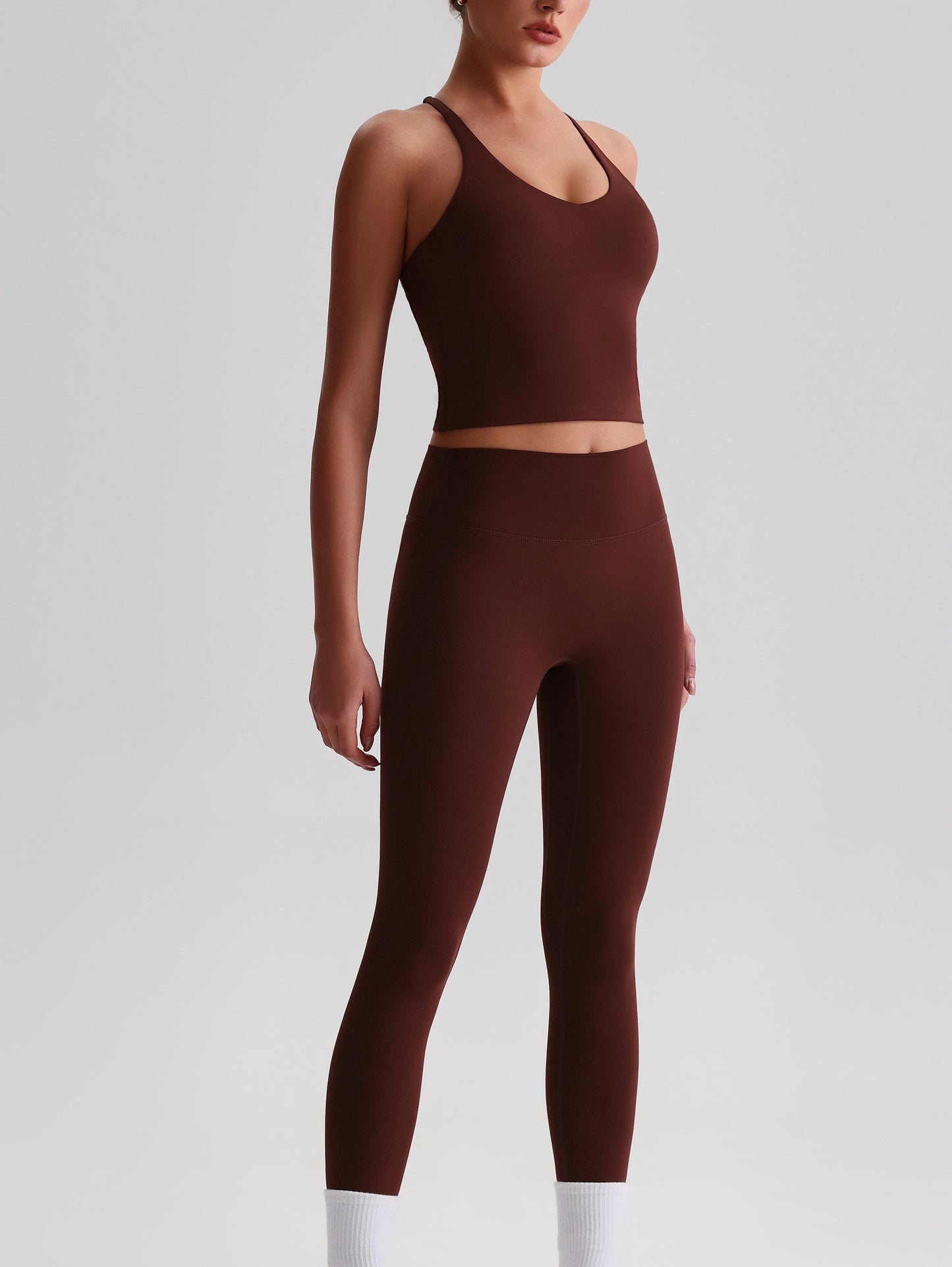 iTOUCH crossover colorful Tank Top & Legging Set