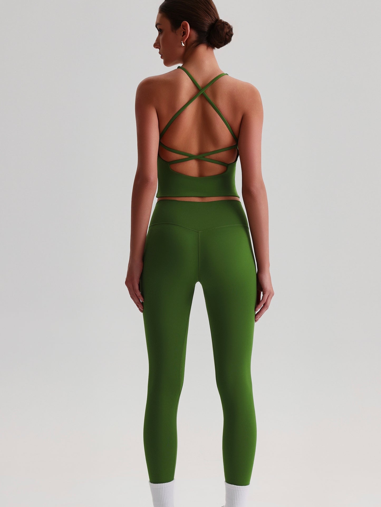 iTOUCH crossover colorful Tank Top & Legging Set