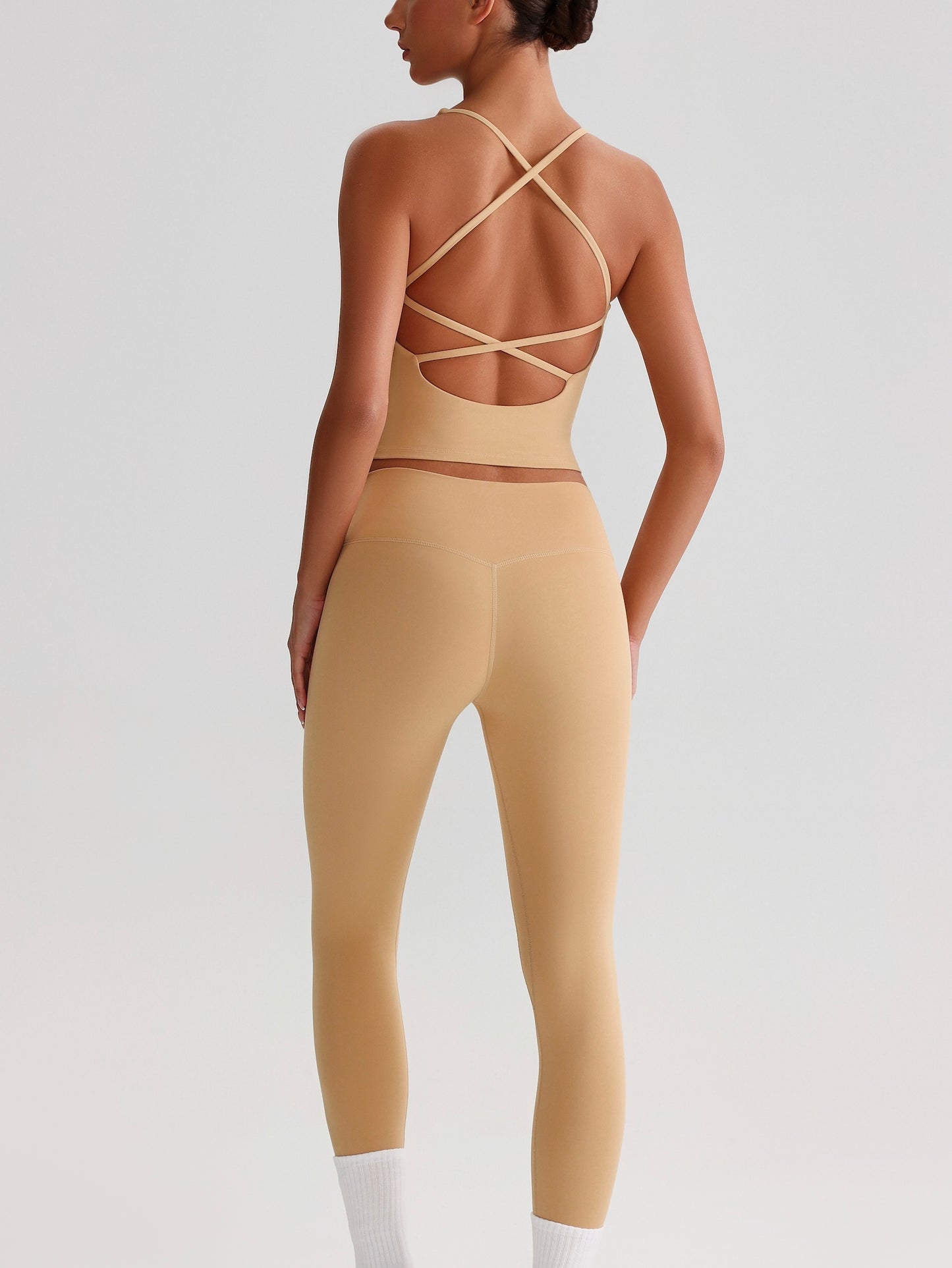 iTOUCH crossover colorful Tank Top & Legging Set
