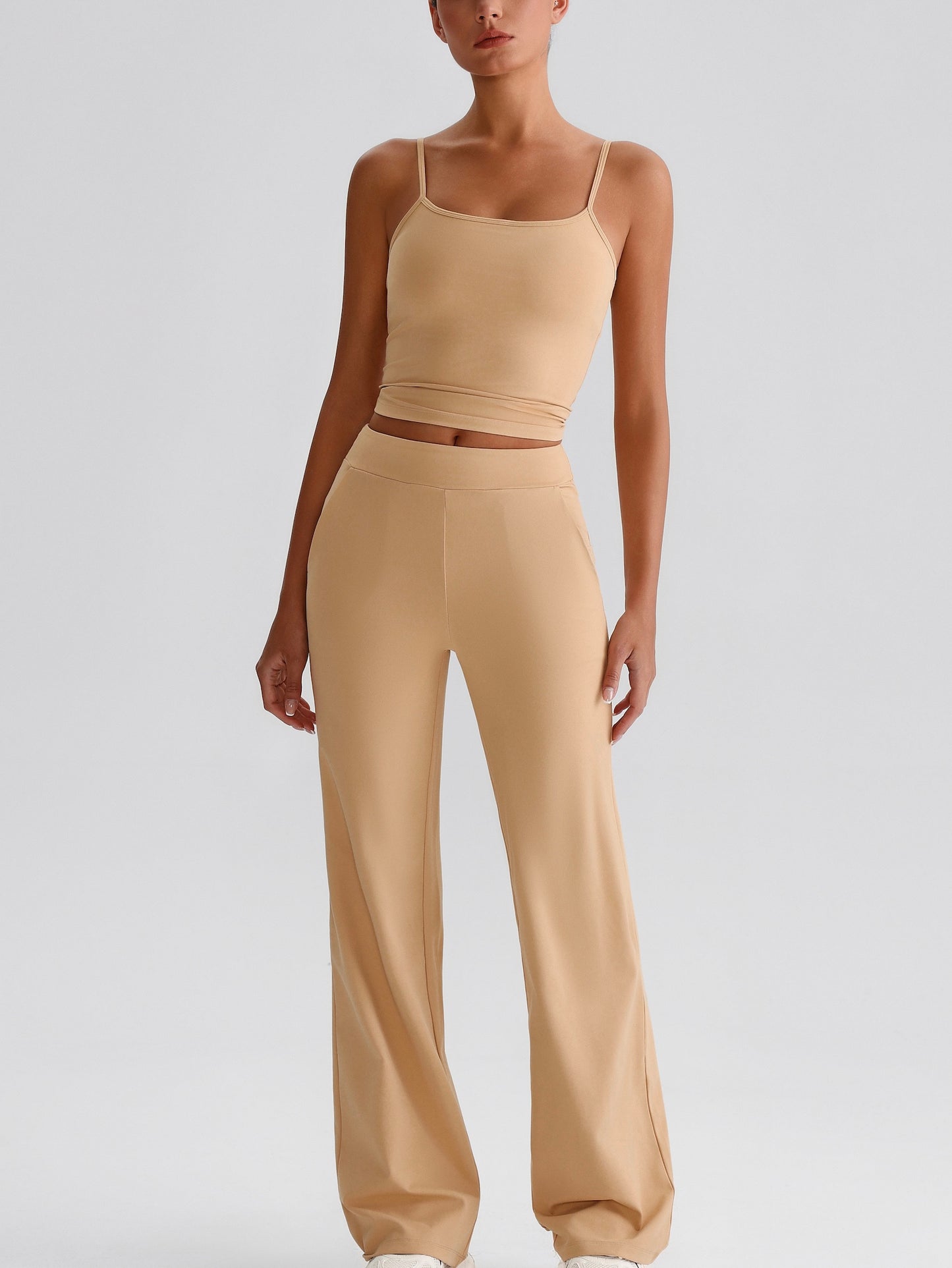 iTOUCH Daily-chill Yoga Singlet & Wide-legging Set