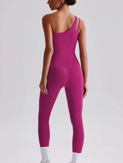 iTOUCH Sloping Shoulder Bra & Legging Set Flexible