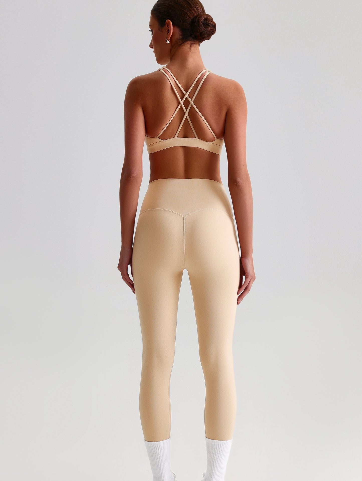 iTOUCH Crossover High-waisted Bra & Legging Set Firming & Shaping-body