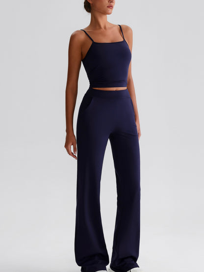 iTOUCH Daily-chill Yoga Singlet & Wide-legging Set