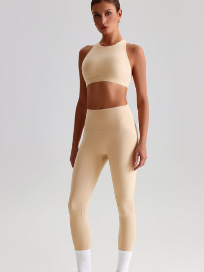 iTOUCH Crossover High-waisted Bra & Legging Set Firming & Shaping-body