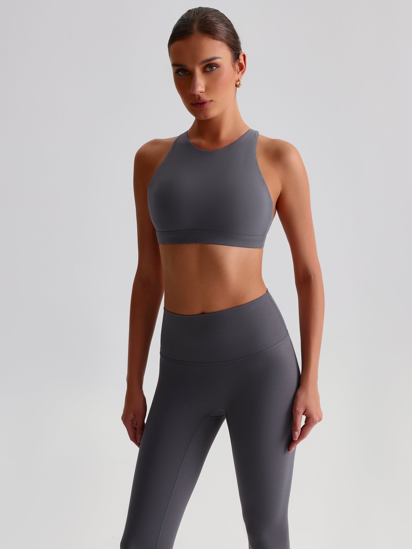 iTOUCH Crossover High-waisted Bra & Legging Set Firming & Shaping-body