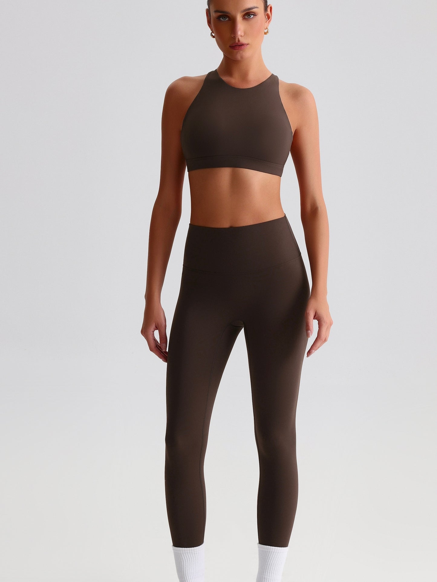 iTOUCH Crossover High-waisted Bra & Legging Set Firming & Shaping-body