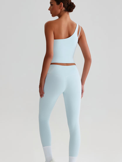 iTOUCH Sloping Shoulder Bra & Legging Set Flexible