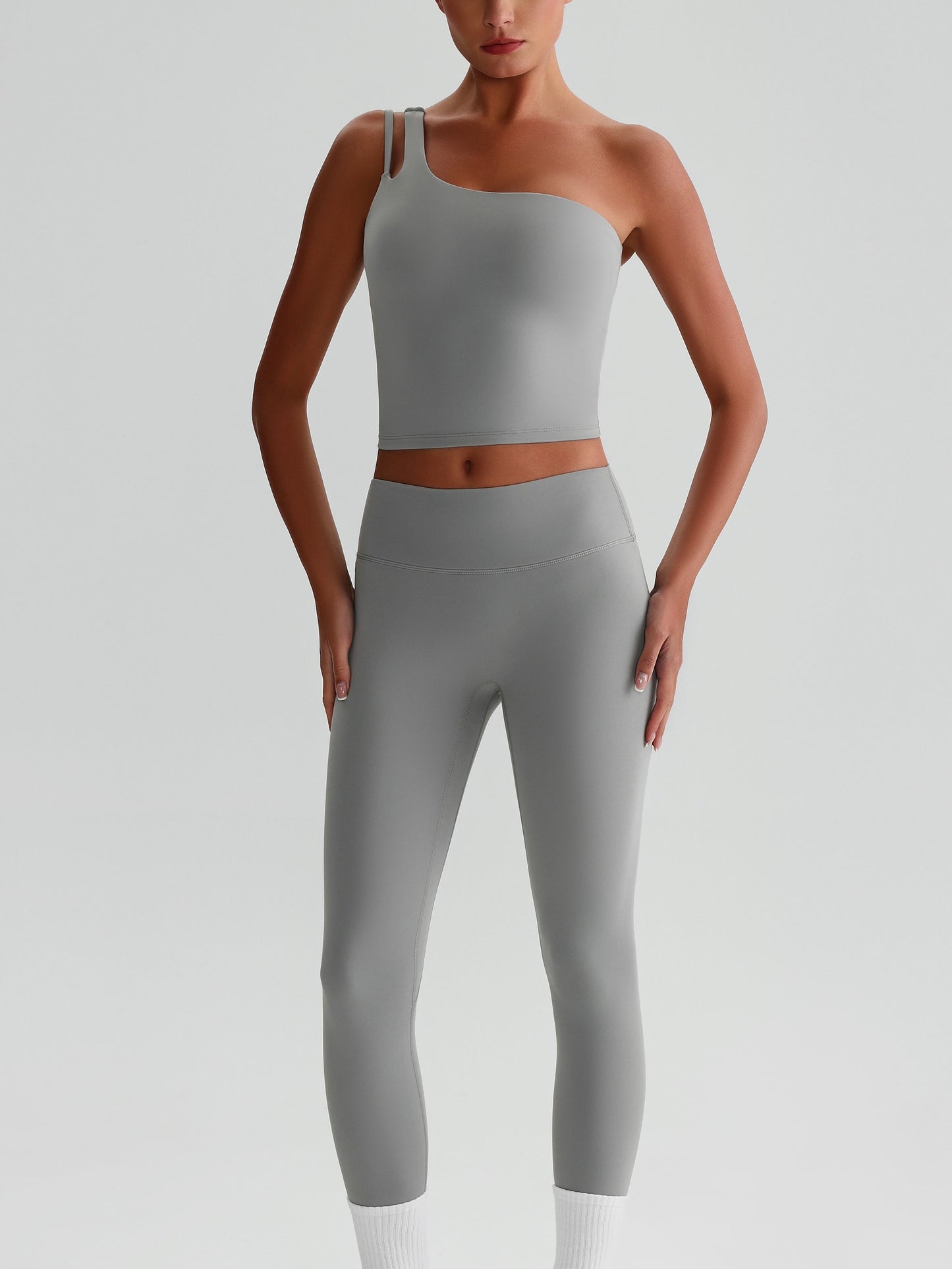 iTOUCH Sloping Shoulder Bra & Legging Set Flexible