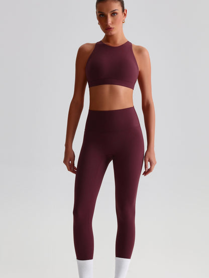 iTOUCH Crossover High-waisted Bra & Legging Set Firming & Shaping-body