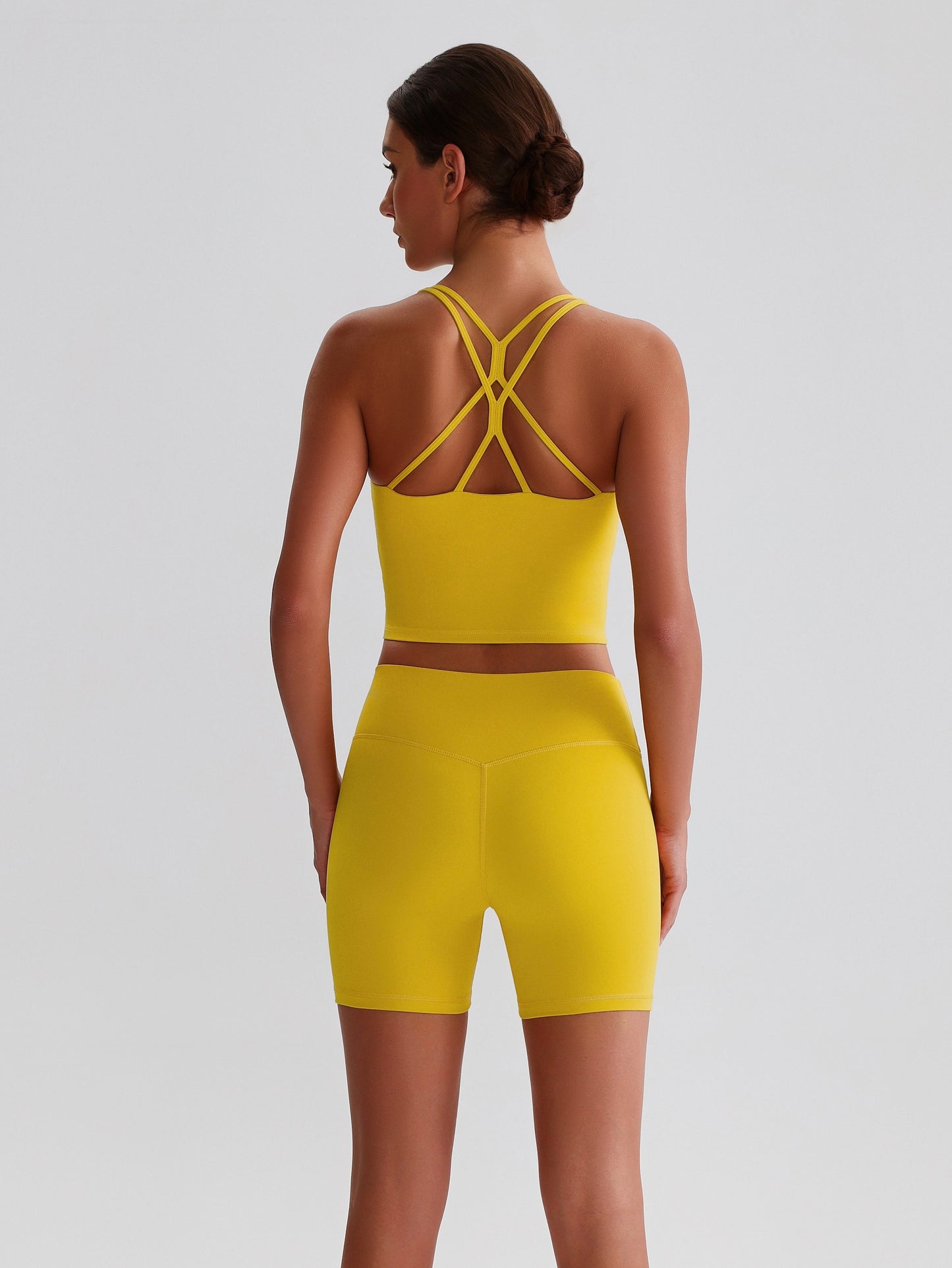 iTOUCH crossover back Yoga Bra Shorts or Leggings SET