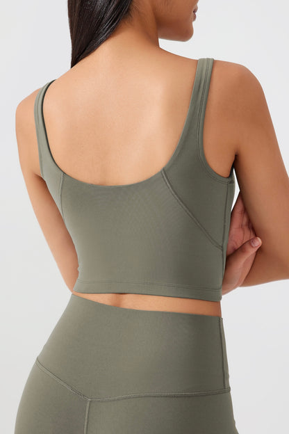 Skin Touch Cream Yoga Top