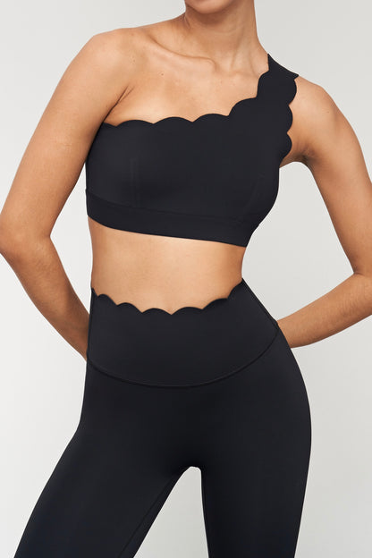 Wavy Yoga Bra & Leggings Set Pickleball Tennis Skirts Soft