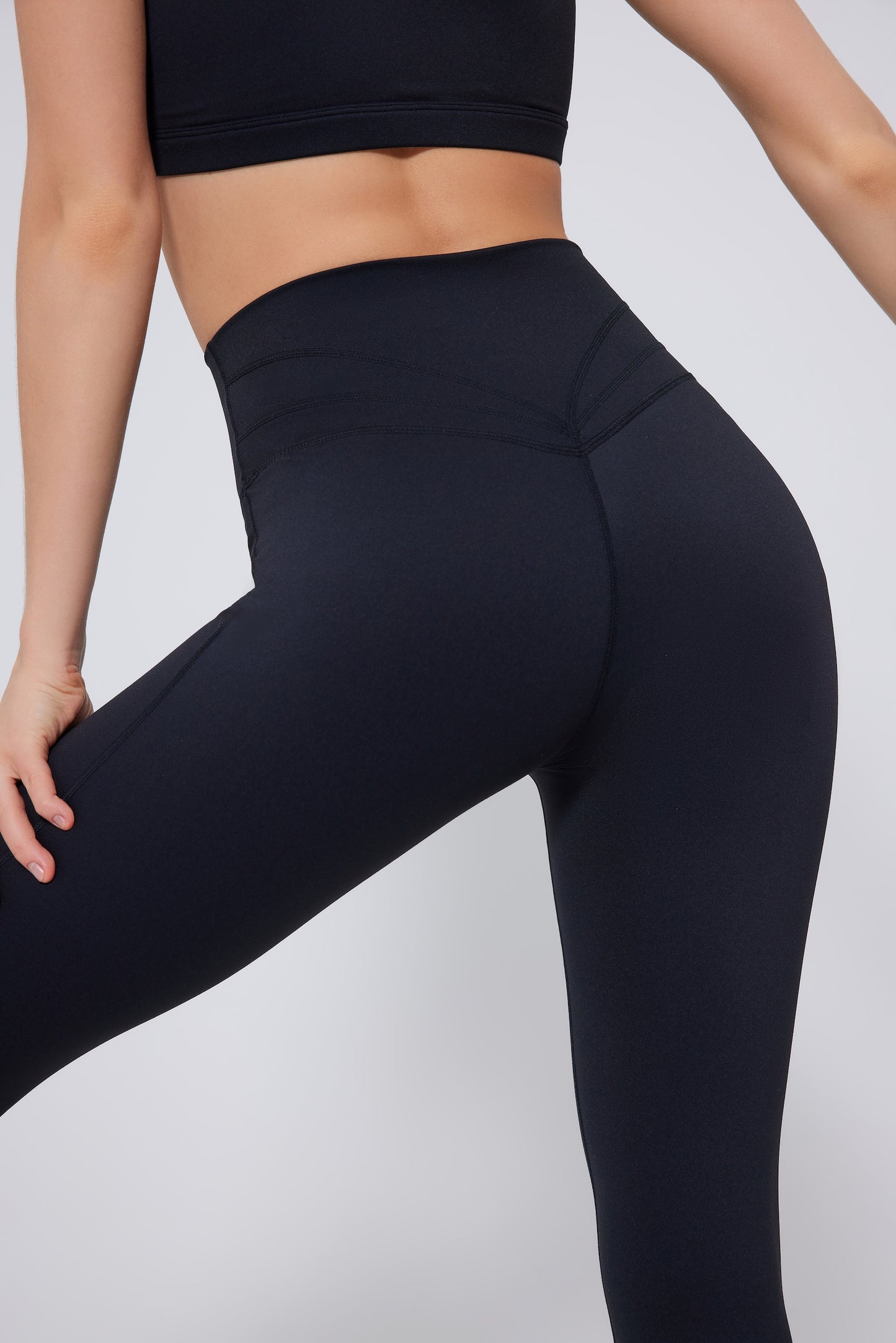 High-strength anti-vibration Yoga Bra&Wide-leggings Set