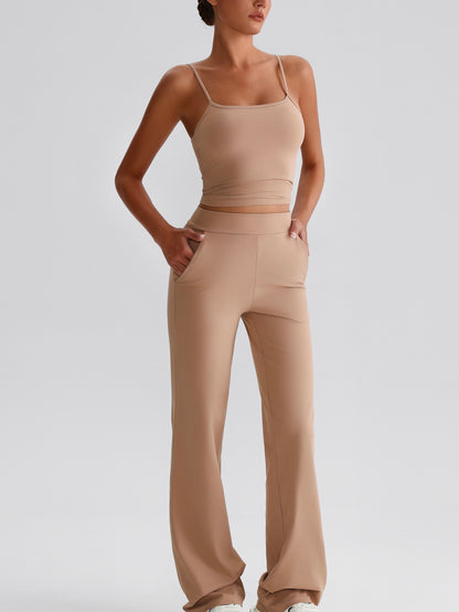 iTOUCH Daily-chill Yoga Singlet & Wide-legging Set