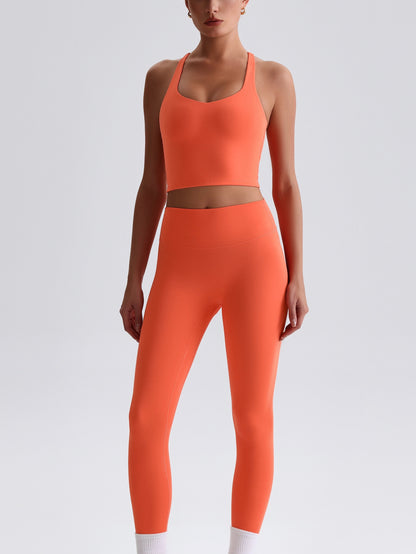 iTOUCH crossover back Yoga Bra Shorts or Leggings SET