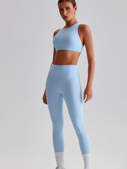 iTOUCH Crossover High-waisted Bra & Legging Set Firming & Shaping-body