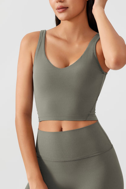 Skin Touch Cream Yoga Top