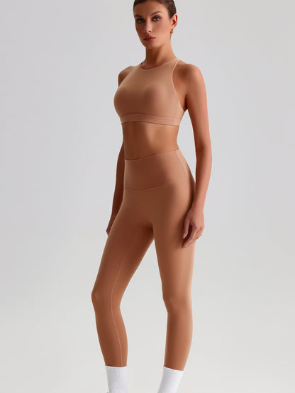 iTOUCH Crossover High-waisted Bra & Legging Set Firming & Shaping-body