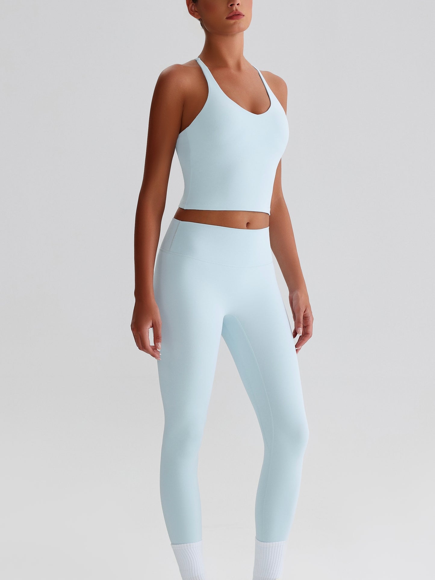 iTOUCH crossover colorful Tank Top & Legging Set