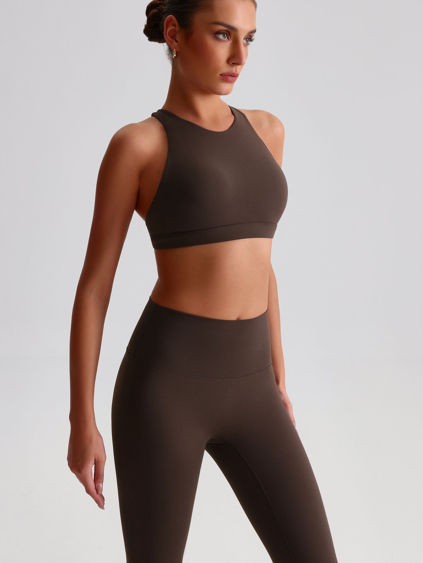 iTOUCH Crossover High-waisted Bra & Legging Set Firming & Shaping-body
