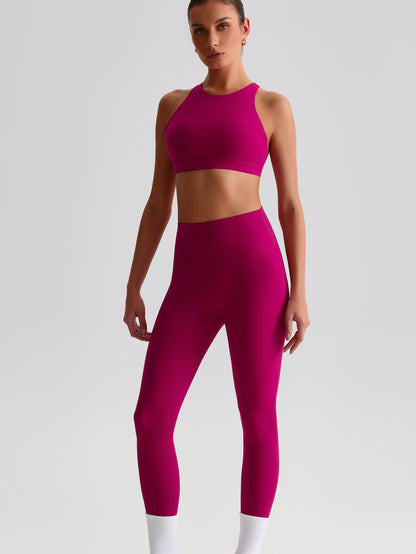 iTOUCH Crossover High-waisted Bra & Legging Set Firming & Shaping-body