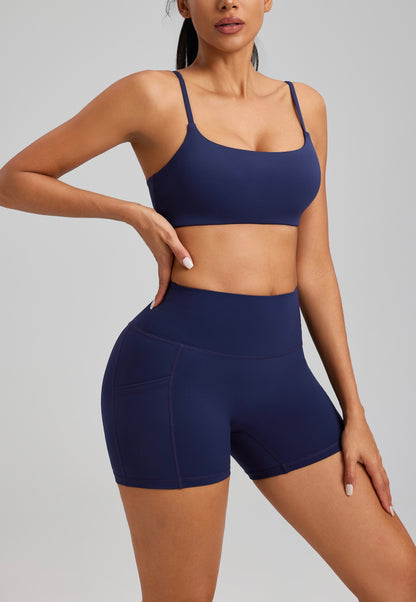 Hot Summer Beach Yoga Bra&Shorts Set Soft Cloudy Feel