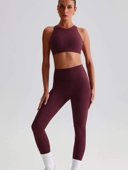 iTOUCH Crossover High-waisted Bra & Legging Set Firming & Shaping-body