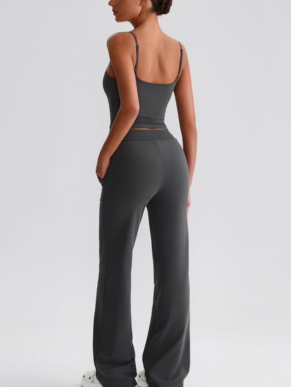 iTOUCH Daily-chill Yoga Singlet & Wide-legging Set