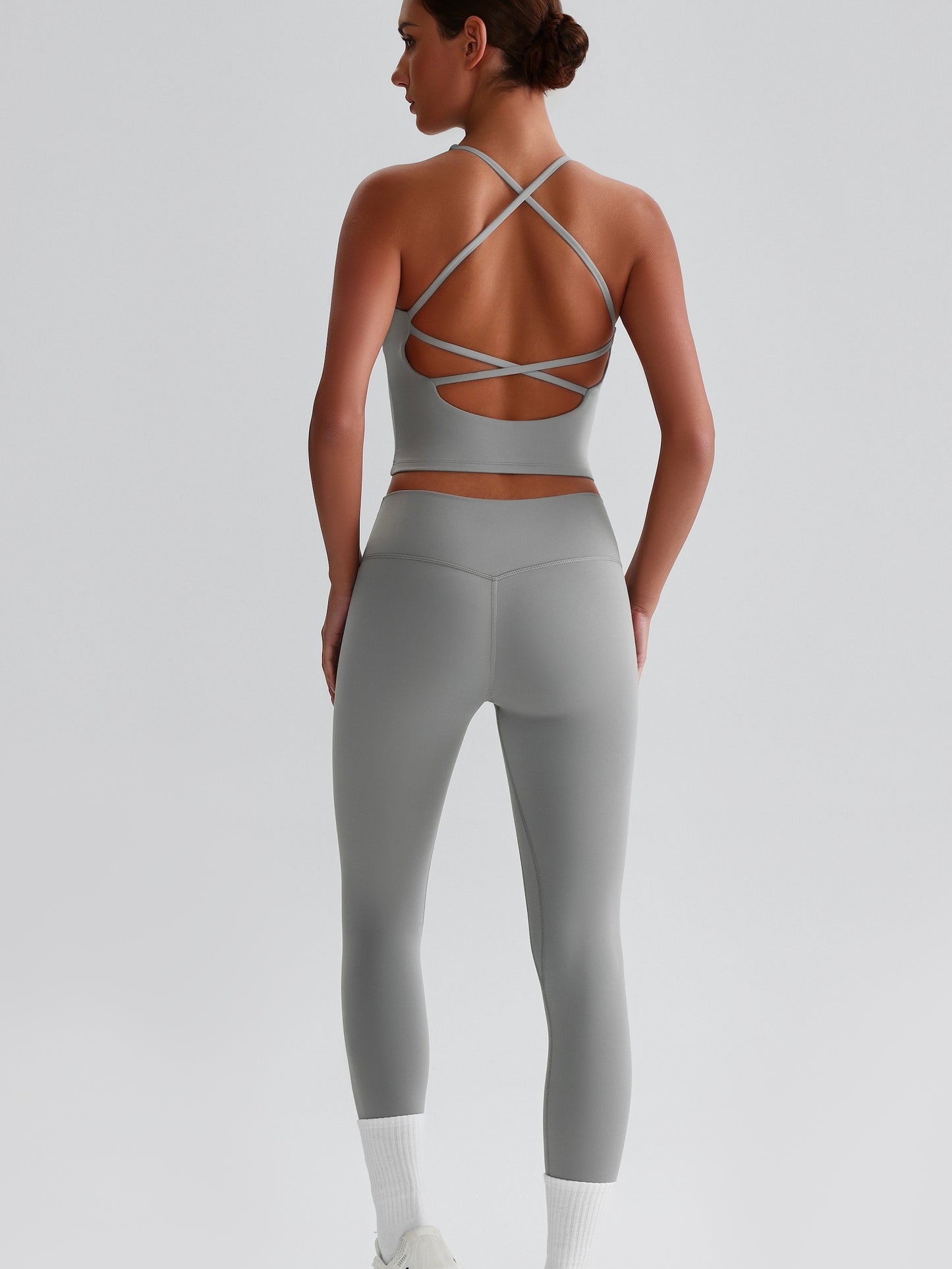 iTOUCH crossover colorful Tank Top & Legging Set