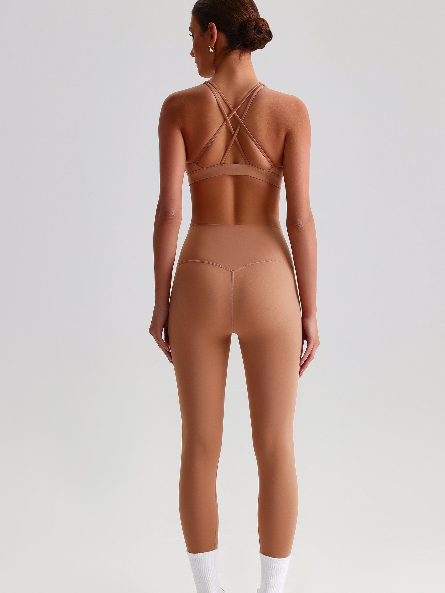 iTOUCH Crossover High-waisted Bra & Legging Set Firming & Shaping-body