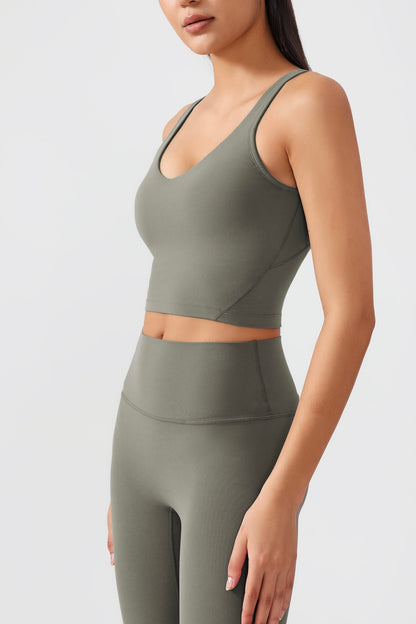 Skin Touch Cream Yoga Top