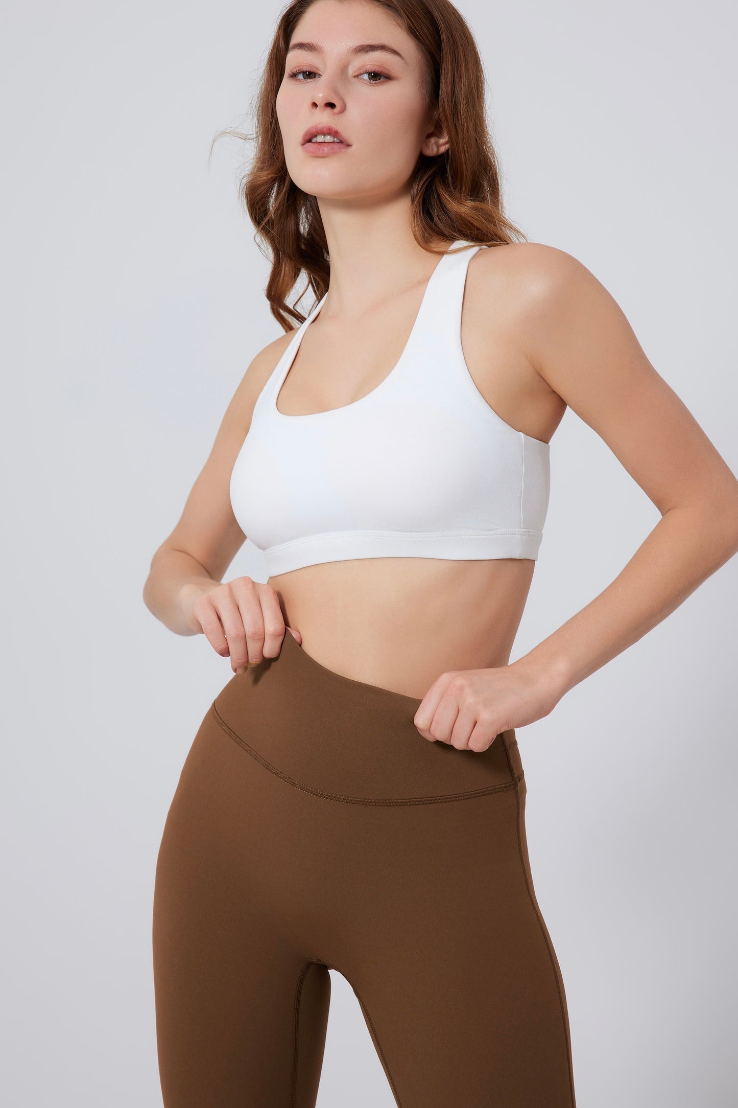 High-strength anti-vibration Yoga Bra&Wide-leggings Set