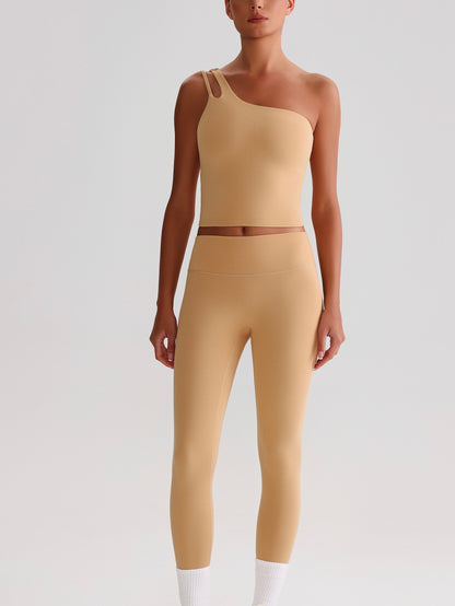 iTOUCH Sloping Shoulder Bra & Legging Set Flexible