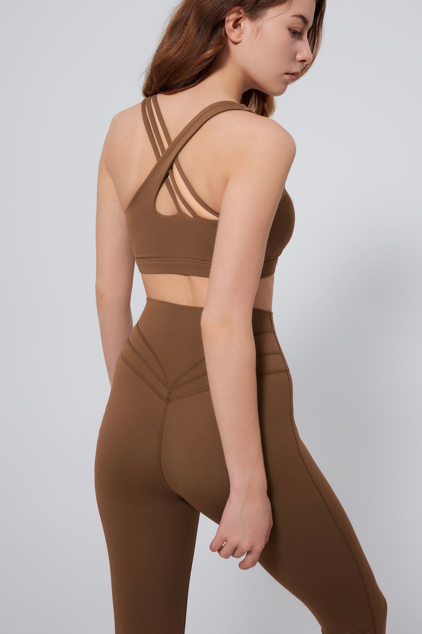 High-strength anti-vibration Yoga Bra&Wide-leggings Set