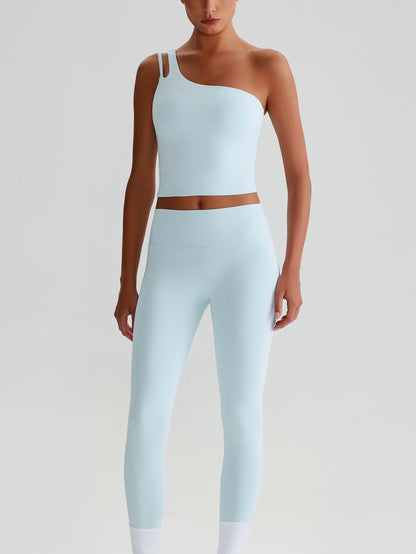 iTOUCH Sloping Shoulder Bra & Legging Set Flexible
