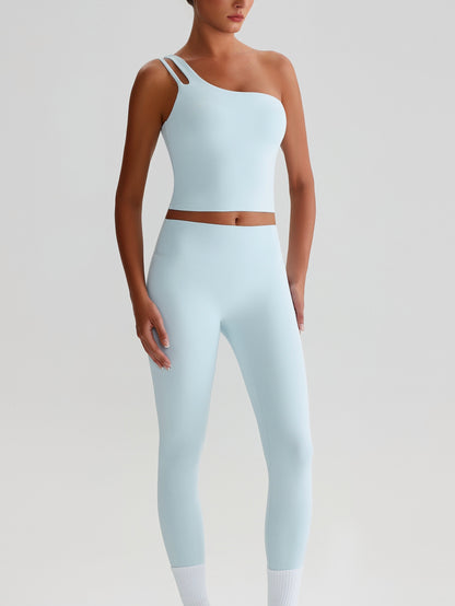 iTOUCH Sloping Shoulder Bra & Legging Set Flexible