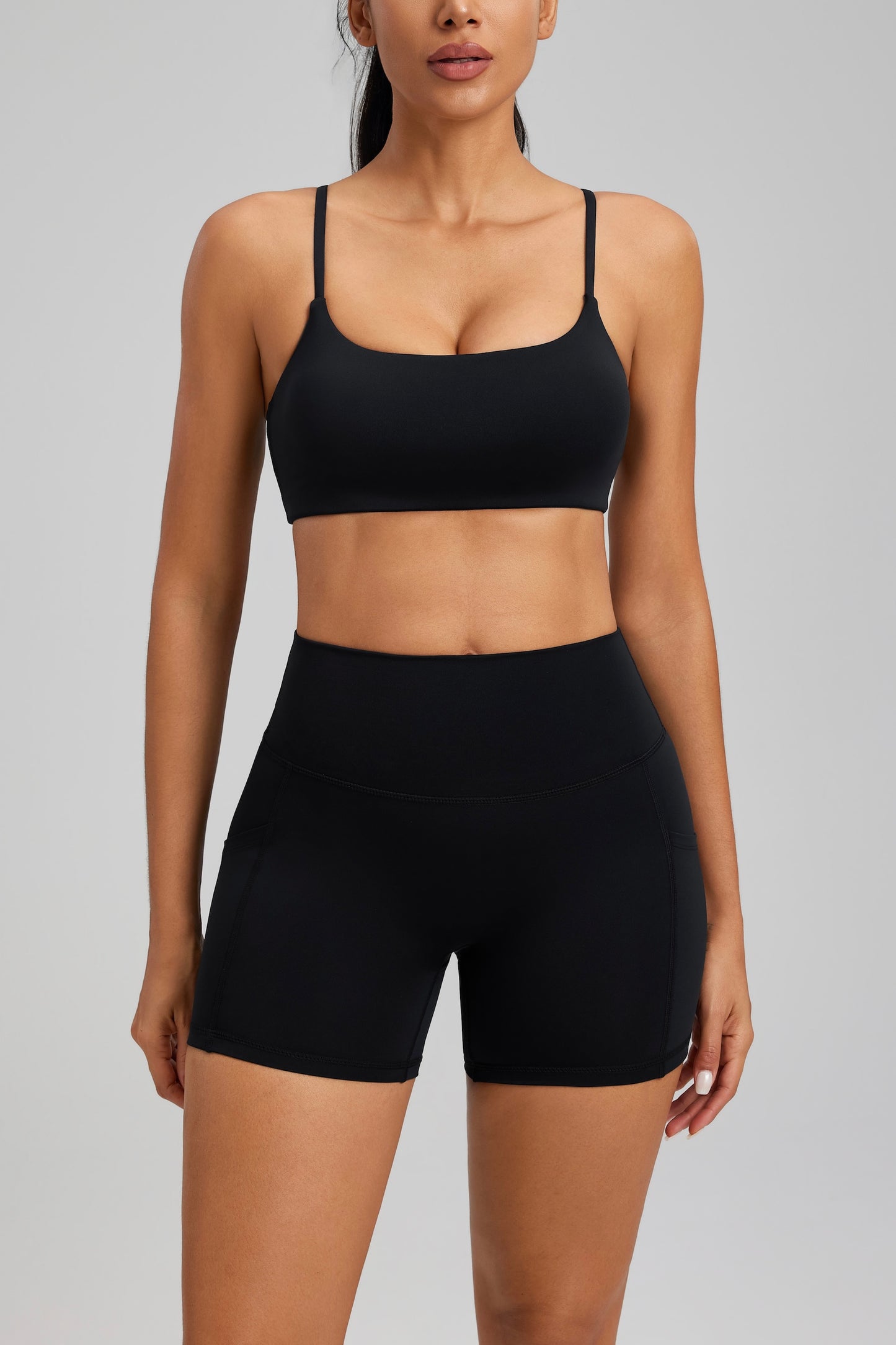 Hot Summer Beach Yoga Bra&Shorts Set Soft Cloudy Feel