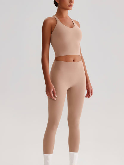 iTOUCH crossover colorful Tank Top & Legging Set