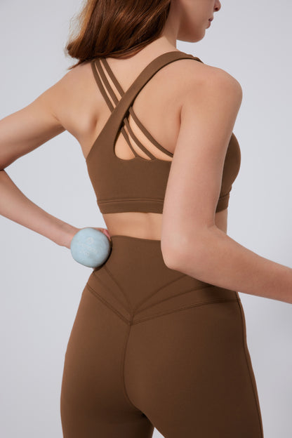 High-strength anti-vibration Yoga Bra&Wide-leggings Set