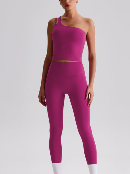 iTOUCH Sloping Shoulder Bra & Legging Set Flexible