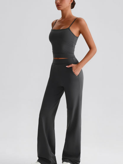 iTOUCH Daily-chill Yoga Singlet & Wide-legging Set