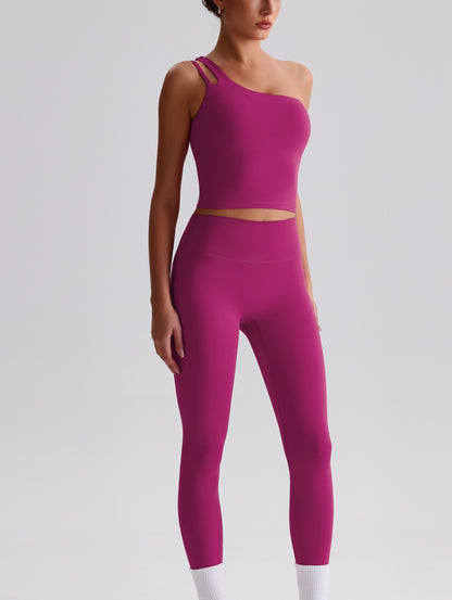 iTOUCH Sloping Shoulder Bra & Legging Set Flexible