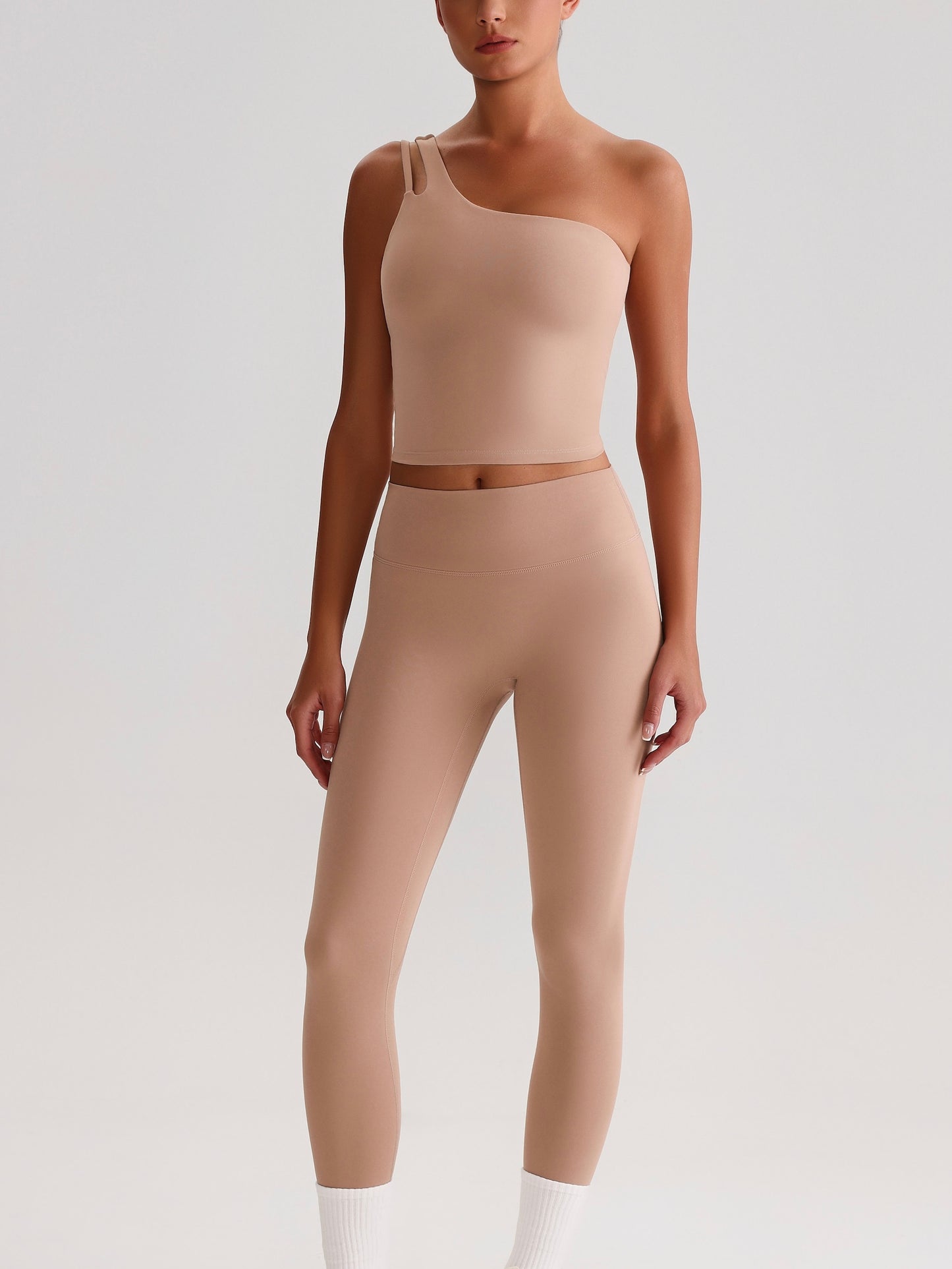 iTOUCH Sloping Shoulder Bra & Legging Set Flexible