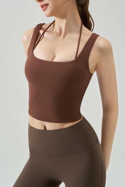 Cool Feeling Soft Padded Yoga Bra Top