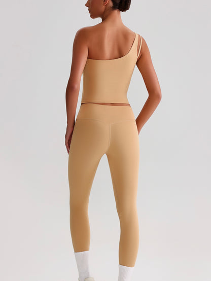 iTOUCH Sloping Shoulder Bra & Legging Set Flexible