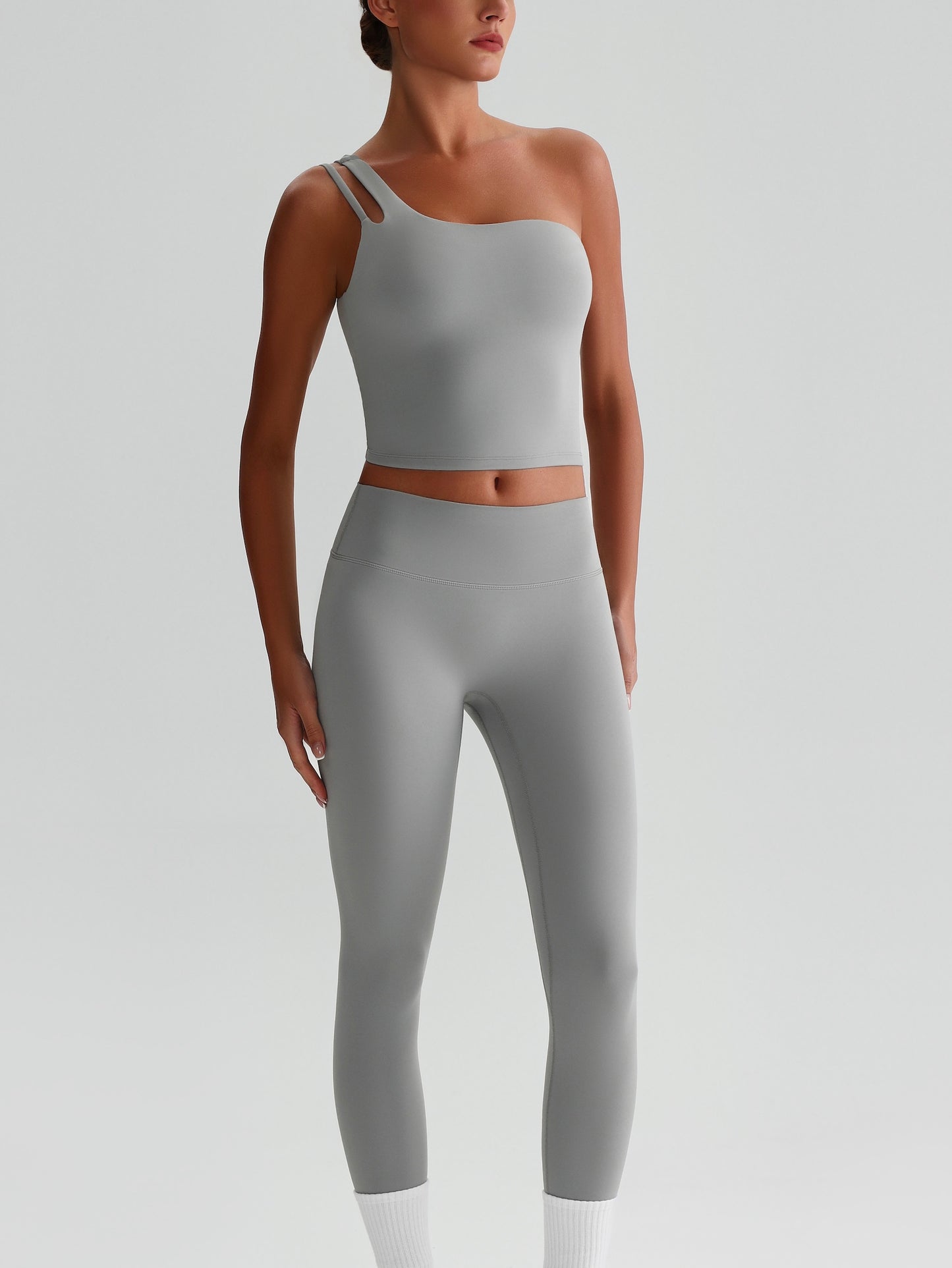 iTOUCH Sloping Shoulder Bra & Legging Set Flexible