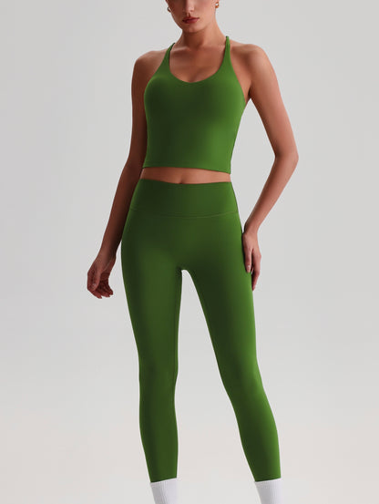 iTOUCH crossover colorful Tank Top & Legging Set